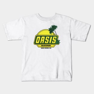 OASIS SKATEPARK SAN DIEGO, CA Kids T-Shirt